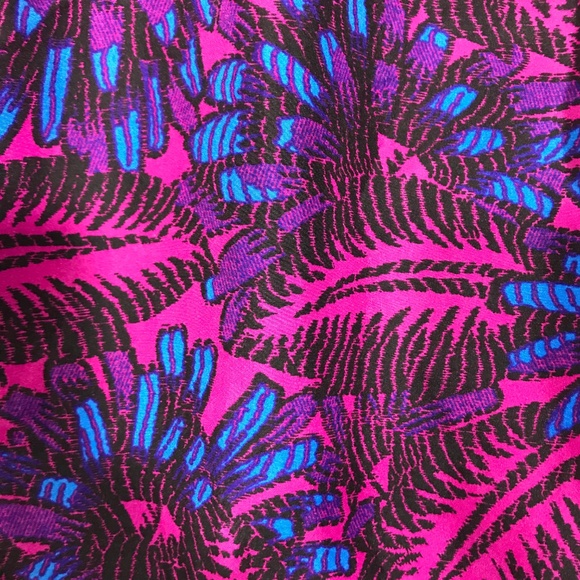 J. Crew Midnight Floral Purple Cocoon Top 4P - Picture 4 of 5